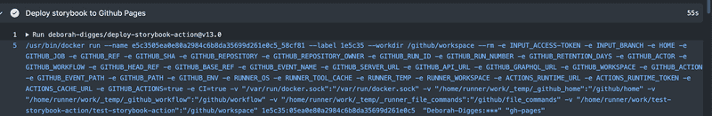 Docker run Command in a GitHub workflow