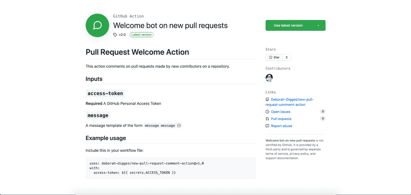 GitHub Action Live on the Marketplace